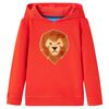 vidaXL Kinder-Kapuzenpullover Rot 92