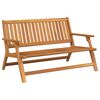 vidaXL Relax Bank Braun 122 x 78 x 73 cm Massivholz Akazie
