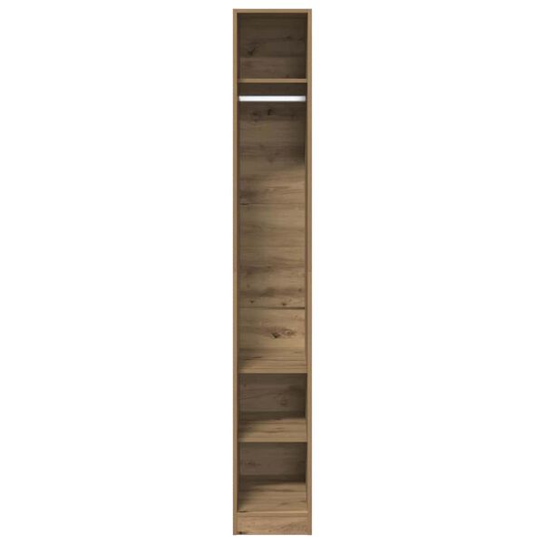 vidaXL Kleiderschrank Artisan-Eiche 30x50x200 cm Holzwerkstoff
