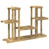 vidaXL Pflanzenst&auml;nder Wei&szlig; 123 x 25 x 78,5 cm Massivholz Akazie