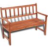 vidaXL Gartenbank 120 cm Massivholz Akazie