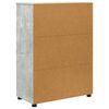 vidaXL Badezimmerschrank Beton Grau 72,5 x 36,5 x 100 cm Holzwerkstoff