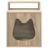vidaXL Katzenhaus Sonoma 42,5 x 40 x 53,5 cm Holzwerkstoff