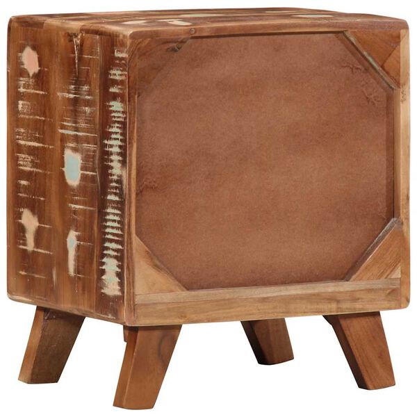 vidaXL Nachttisch 2 Stk. 40x32x46 cm Altholz Massiv