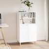 vidaXL Highboard Wei&szlig; 60x36x110 cm Holzwerkstoff