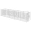 vidaXL Gabionen-Hochbeet Verzinkter Stahl 450&times;90&times;100 cm