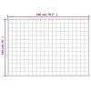 vidaXL Gewichtsdecke Grau 140x200 cm 10 kg Stoff