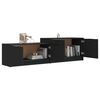 vidaXL TV-Schrank Schwarz 158,5x36x45 cm Holzwerkstoff