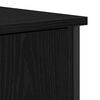 vidaXL Sideboard Schwarz Eichen-Optik 70 x 30 x 80 cm Holzwerkstoff