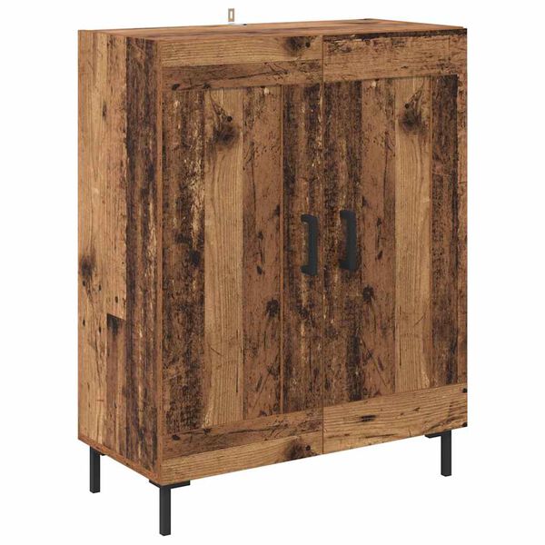 vidaXL Sideboard Altholz 69,5 x 34 x 90 cm Verbundholz und Eisen