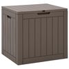 vidaXL Gartenbox Grau 55,5x43x53 cm Polypropylen