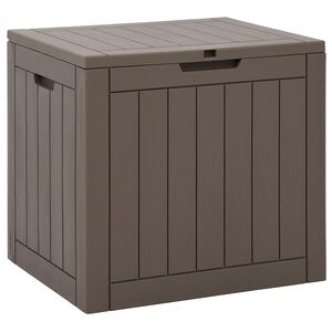 vidaXL Gartenbox Grau 55,5x43x53 cm Polypropylen