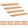 vidaXL Treppenstufen 12 stk. 120 x 25 x 2 cm Lack Massivholz Buche