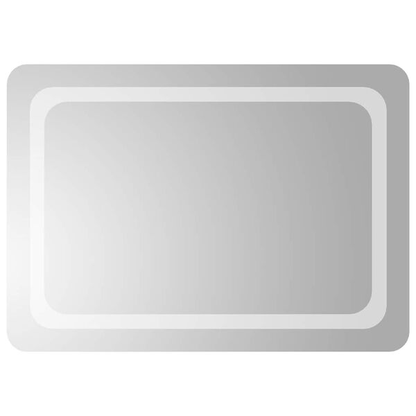 vidaXL LED-Badspiegel 70x50 cm