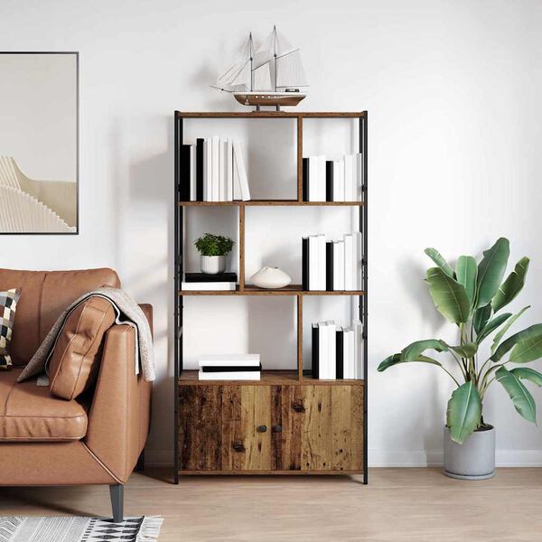 vidaXL B&uuml;cherregal Altholz 80 x 30 x 155,5 cm Holzwerkstoff