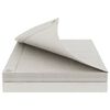 vidaXL Plane mit &Ouml;sen Wei&szlig; 8 x 12 m 90 gsm PE