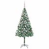 vidaXL K&uuml;nstlicher Weihnachtsbaum Gr&uuml;n 180 cm PVC und Stahl