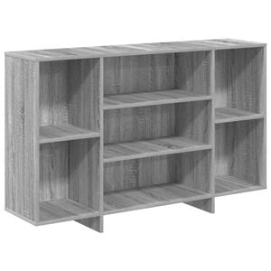 vidaXL Sideboard Grau Sonoma 120x30x75 cm Holzwerkstoff