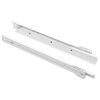 vidaXL Schubladenschiene 2 Stk. Wei&szlig; 300 mm Stahl