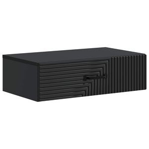 vidaXL Wandmontierter Beistelltisch 59 x 34,5 x 17 cm Holzwerkstoff