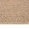 vidaXL Teppich ZIZUR 240x240 cm Jute-Optik Indoor und Outdoor