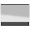 vidaXL Spiegelschrank fürs Bad 80x15x60 cm MDF Anthrazit