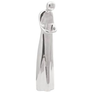 vidaXL Skulptur Silber 10 x 16 x 49 cm Aluminium