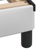 vidaXL Bettgestell "Viana" mit LED ohne Matratze Wei&szlig; und Schwarz 90x190 cm