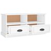 vidaXL TV-Schrank Weiß 93x35,5x45 cm Holzwerkstoff