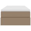 vidaXL Aufbewahrungsbett mit Matratze Cappuccino 90 x 200 cm