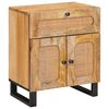 vidaXL Nachttisch Natur 50 x 33 x 60 cm Massivholz Mango