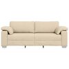 vidaXL Sofa Creme 219 x 80 x 82 cm Stoff