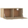 vidaXL Wandschrank Sonoma-Eiche 80x36,5x35 cm Holzwerkstoff