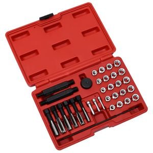 vidaXL 33-tlg. Gl&uuml;hkerzengewinde-Reparatur-Werkzeugsatz M8 M10 M12