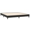 vidaXL Boxspringbett mit Matratze Schwarz 200x220 cm Samt