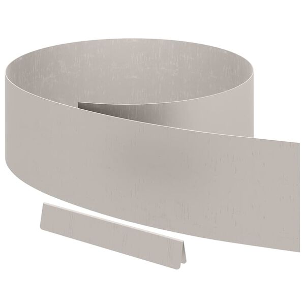 vidaXL Raseneinfassung Rostig 450 x 0,05 x 15 cm Wetterfeststahl