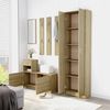 vidaXL Garderobenschrank Sonoma-Eiche 55x25x189 cm Holzwerkstoff