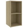 vidaXL TV-Schrank Sonoma-Eiche 72x35x36,5 cm Holzwerkstoff