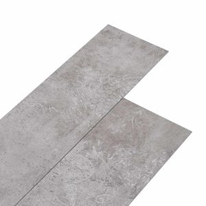 vidaXL Selbstklebende PVC-Bodenplanken Erdgrau 30,5 x 61 cm 28 Stk.