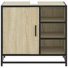 vidaXL Badezimmer-Waschbeckenschrank Sonoma-Eiche 65 x 33 x 60 cm Holzwerkstoff