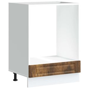 vidaXL Herdumbauschrank Porto R&auml;uchereiche Holzwerkstoff