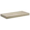 vidaXL Schwebende Wandregale 2 Stk. Eichefarben 50x23x3,8cm MDF