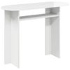 vidaXL Konsolentisch Hochglanz Wei&szlig; 100 x 39,5 x 75 cm Holzwerkstoff