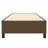 vidaXL Boxspringbettgestell Dunkelbraun 80x200 cm Stoff