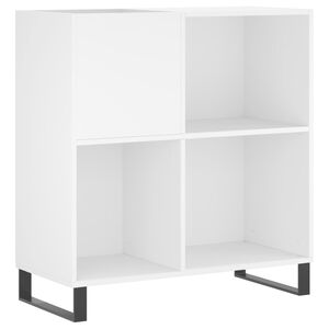 vidaXL Plattenschrank Weiß 84,5x38x89 cm Holzwerkstoff