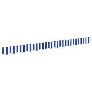 vidaXL Markisensch&uuml;rzen-Ersatz Blau und Wei&szlig; 230 x 20 cm Polyester