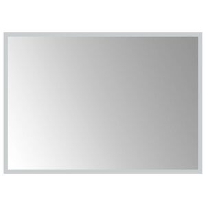 vidaXL LED-Badezimmerspiegel Transparent 70 x 50 cm Geh&auml;rtetes Glas