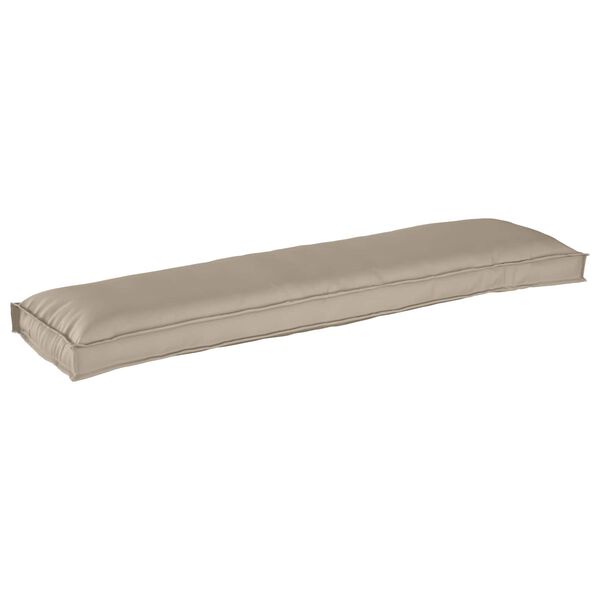 vidaXL Kissen Taupe 150 x 40 x 8 cm Oxford-Stoff