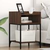 vidaXL Nachttisch Braun Eichen-Optik 40 x 40 x 61 cm Holzwerkstoff