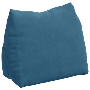 vidaXL R&uuml;ckenkissen Blau 60 x 20 x 50 cm Cordstoff